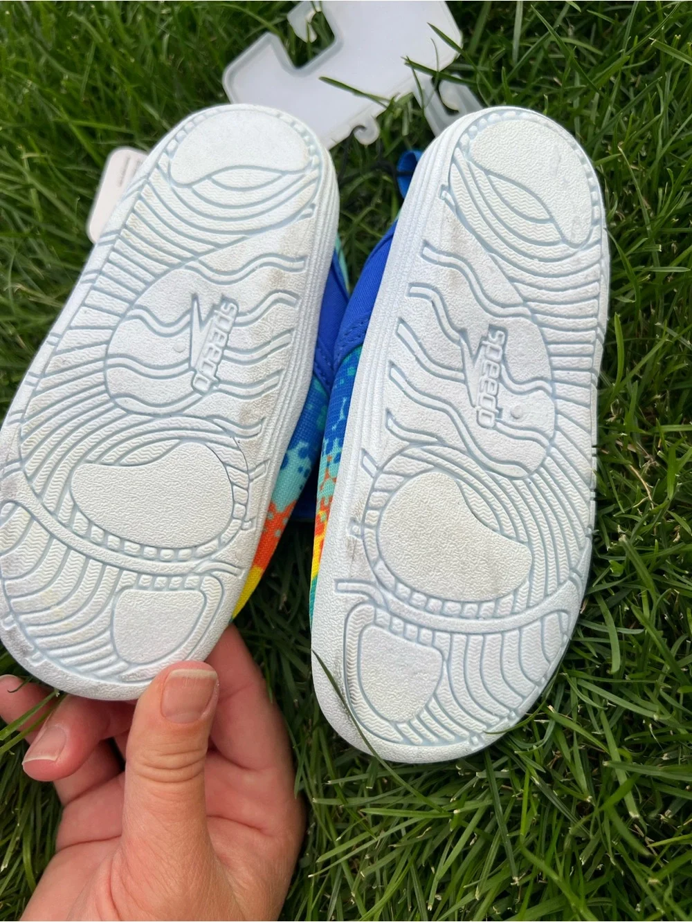 Speedo Kid printed shore explore Multicolor Water Shoes with Velcro